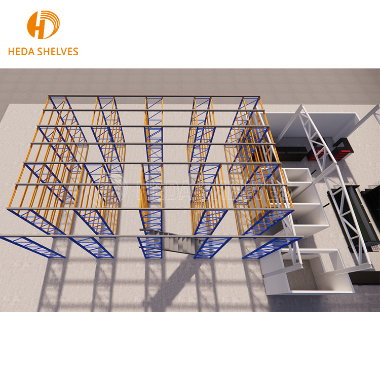 Industrial Platform Warehouse Storage Picking System Heavy Duty Pallet Mezzanine Rack Picking Mezzanine