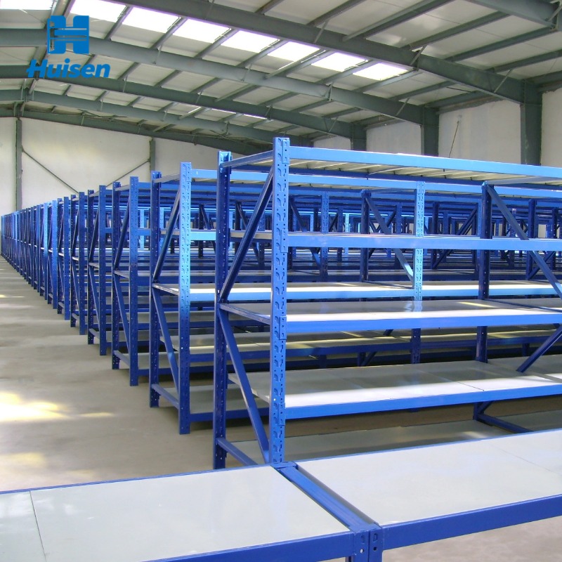 Long Span Wide Span Medium Duty Shelving Steel Warehouse Storage Racking System Industrial