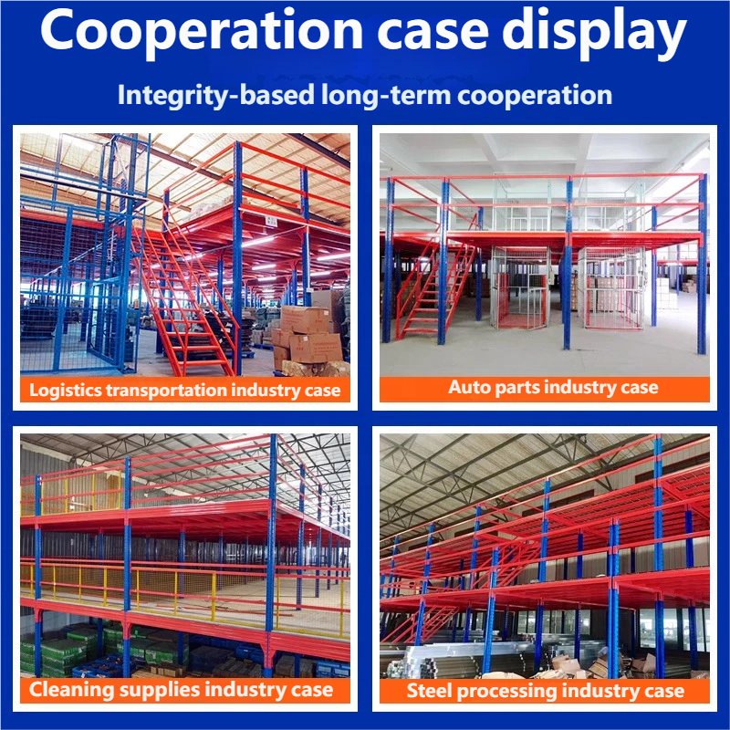 Heavy Duty Rack System Shelf Warehouse Storage Steel Loft Racking Platform Structural Mezzanine Floor Warehouse Racking System