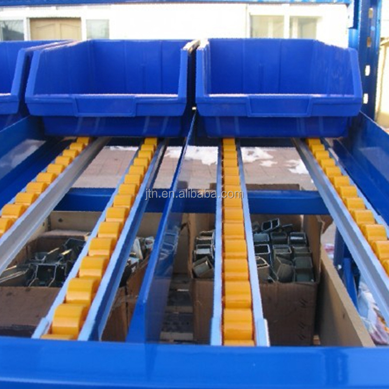 Carton Flow Rack Sliding Roller Shelf System Slide Warehouse Rack