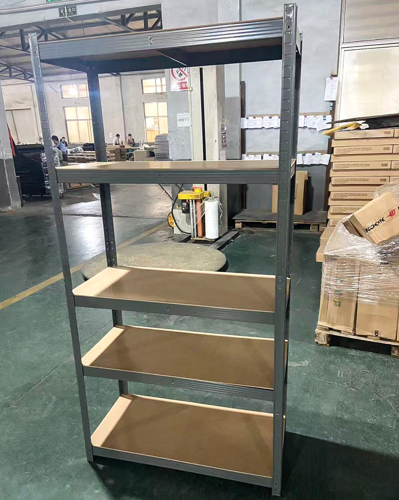 Organization OEM Carbon Steel Adjustable Anti-Rust 5 Tier 48" 120" Height Wide Span Garage Storage Shelving Muscle Utility
