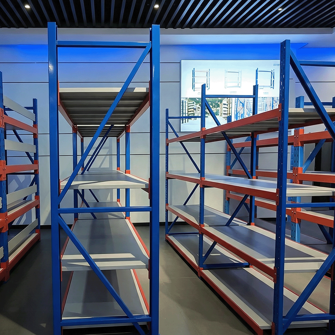 Heavy-Load Factory 4 Layer Boltless Adjustable Corrosion Protected Garage Warehouse Industrial Rack Shelving Unit