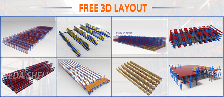 Single Sided Cantilever Rack Heavy Duty Cantilever Shelf Pallet Racking System Selective Steel Warehouse Tube Shelves