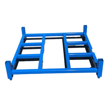 Stackable Pallet Rack Pipe Post Pallet Stacking Rack Heavy Duty Warehouse Storage Rack for Logistics Center