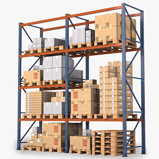 Custom Metal Steel Heavy Duty Vertical Warehouse Storage Pallet Rack System/double Deep Pallet Rack