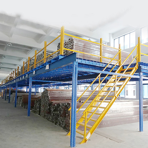 Manufacturer's Steel-Structured Corrosion Protected Powder Coated High Load Bearing Mezzanine Storage System Rack Racks