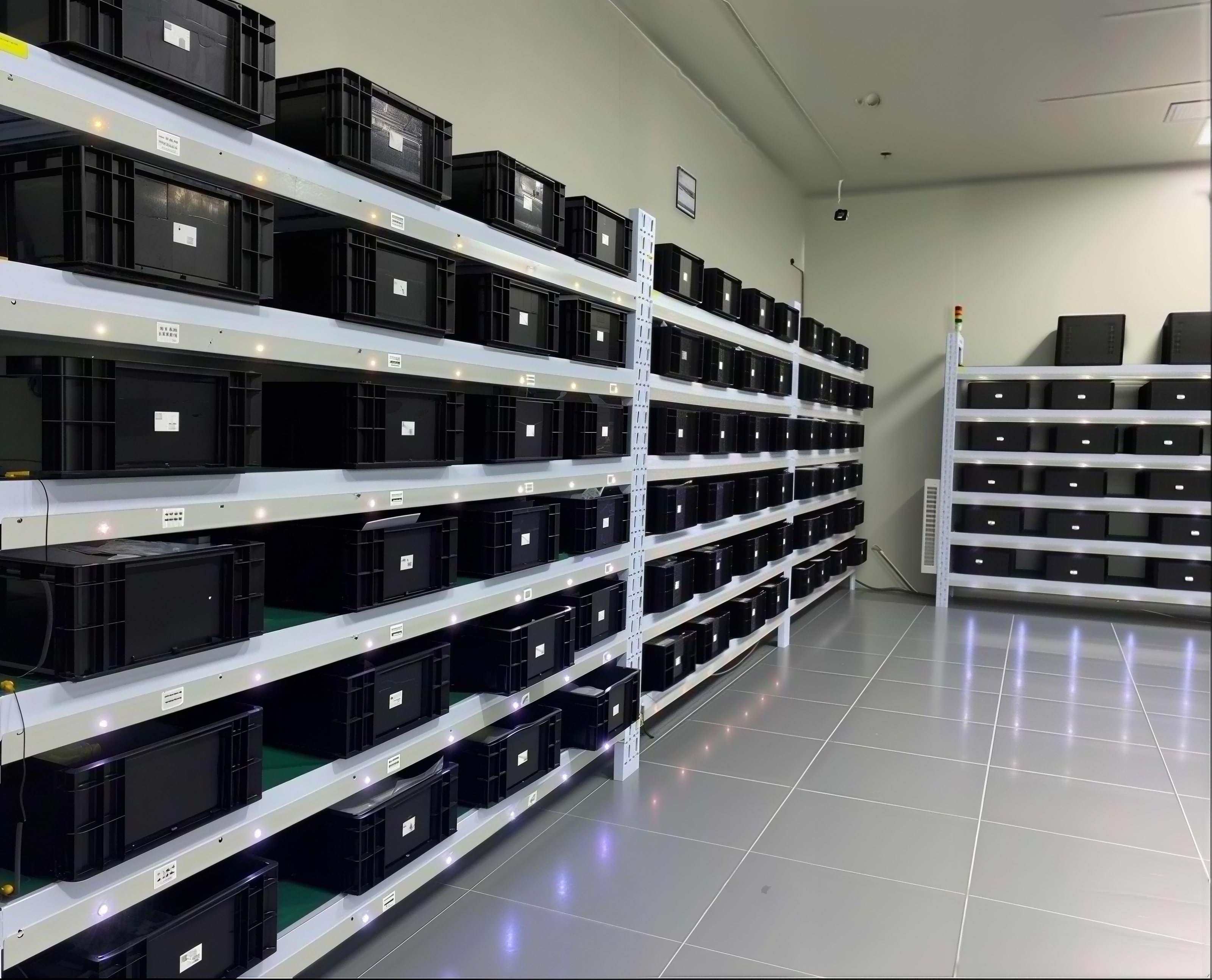 Conber Smart Pick To Light SMT Reel Storage Rack With Multi-color LED And Motor Core For Electronic Component Reel Warehouse
