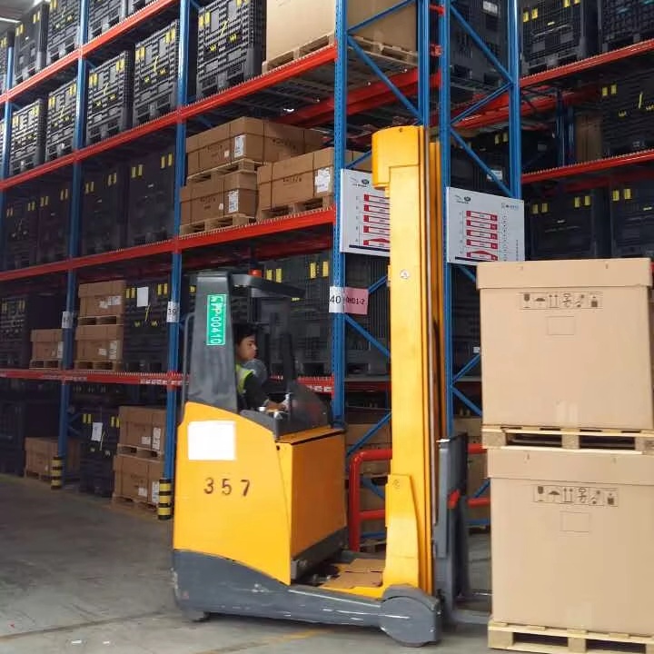 EBILTECH Heavy Duty Shelves Industrial Steel Rack Warehouse Pallet Racking for Medium Weight