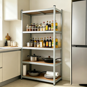 5 Tier Boltless Steel Shelving Rack
