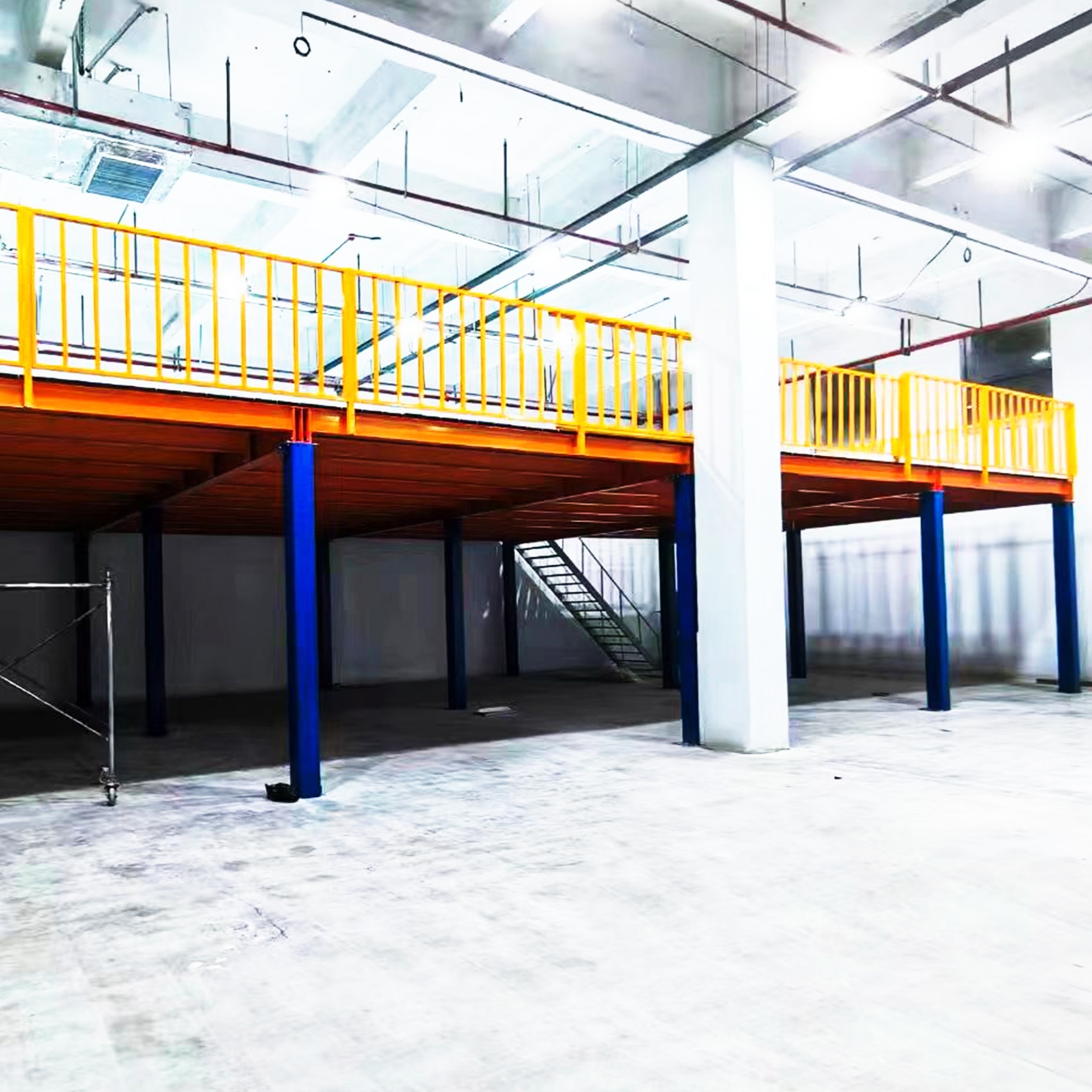 Customized High Density Storage Mezzanine Steel Wholesale Mezzanine Floor Platform Metal Mezzanine