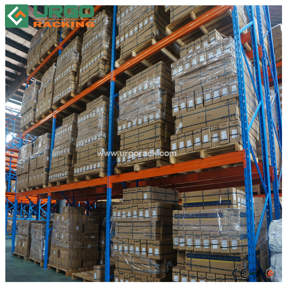 Heavy Duty Selective Pallet Rack Steel Beam Shelving Adjustable Stackable Storage System Galvanized Powder Coated