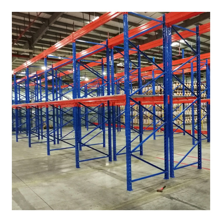Adjustable Industrial Warehouse Storage Shelf System Heavy Duty Selective Steel Pallet Rack