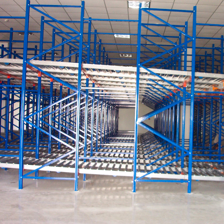 Pallet Flow Rack High Quality Fifo Warehouse Storage Racks Gravity Pallet Flow Racking First in First Out Rack System