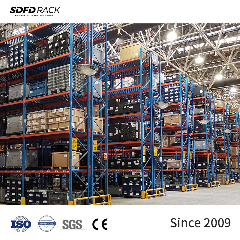 Hot Selling 800kg Adjustable Metal Racking Custom 4 5 6 Layer Selective Pallet Racking System Heavy Duty Warehouse Pallet Racks