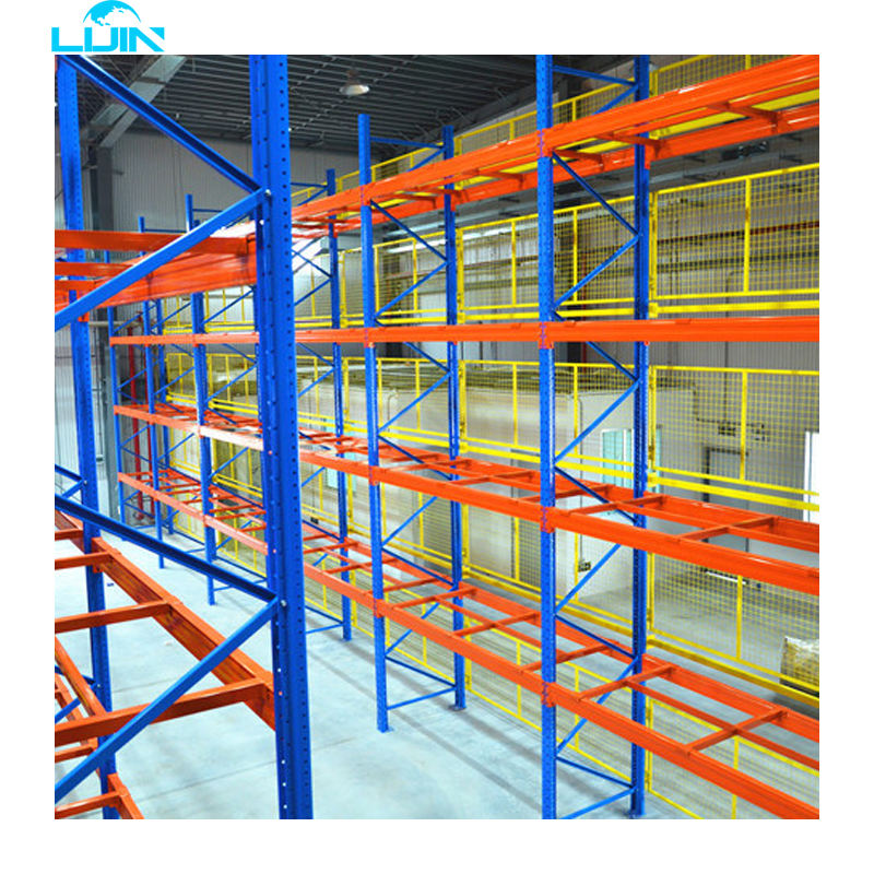Steel Selective Drive-In Wire Units Push Metal Bin Systems Heavy Racks Warehouse Racking Adjustable Parts Heavy Duty Shelving