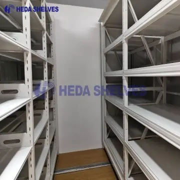 Mobile Shelving System and Cabinets