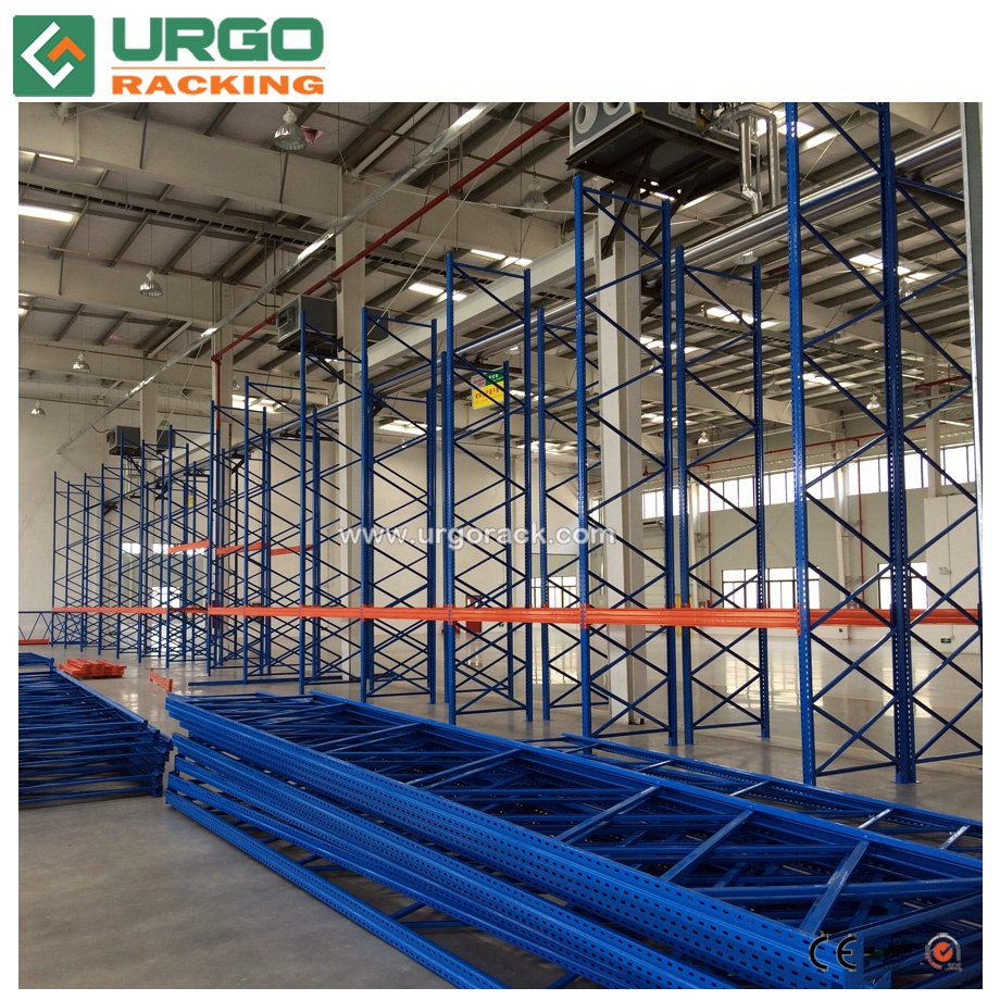 Steel Selective Pallet Rack Adjustable Heavy Duty Storage Shelving Galvanized Powder Coated Stackable Warehouse System