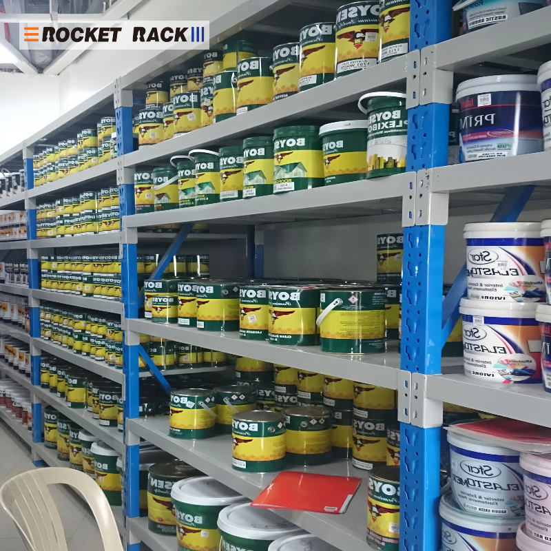 Factory Price 4-Layer 5-Layer Cold Rolled Steel Medium Duty Corrosion Protection Warehouse Storage Racks Shelving Units