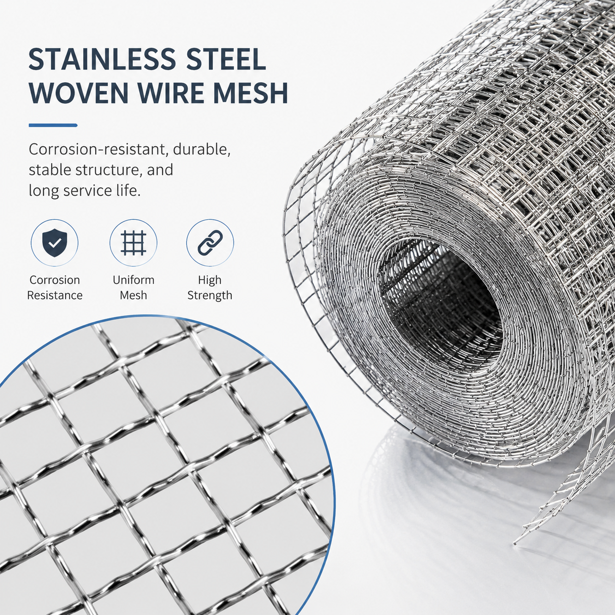Galvanized Welded Wire Mesh Roll Hardware Cloth Square Grid Garden Fence Animal Cage Screen Wholesale Manufacturer