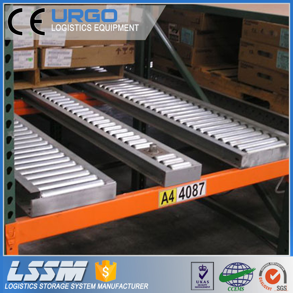 Warehouse High Density Gravity Roller Pallet Flow Racking
