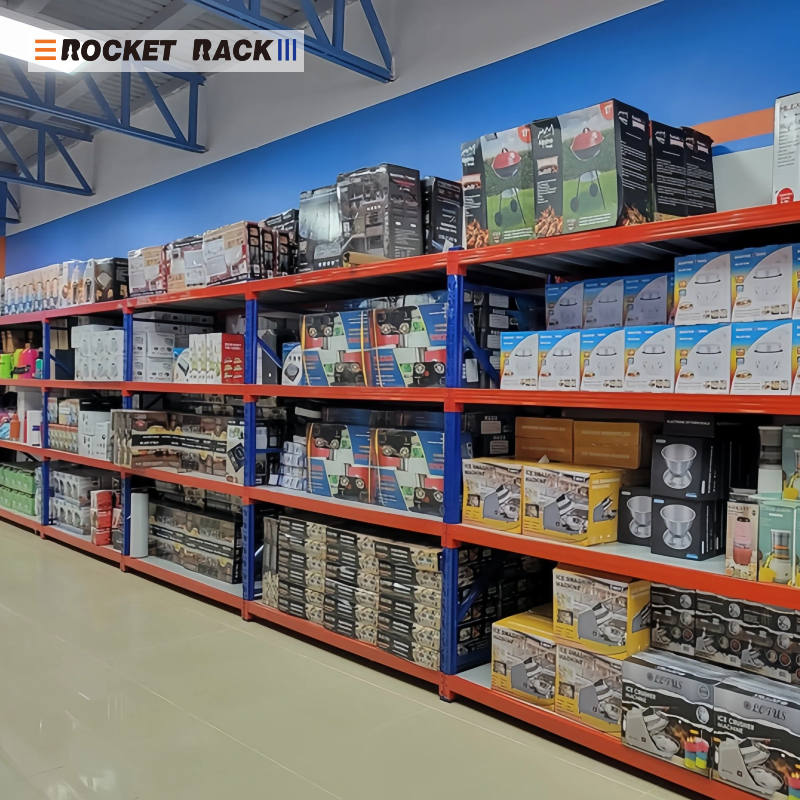 Factory Price 4-Layer 5-Layer Cold Rolled Steel Medium Duty Corrosion Protection Warehouse Storage Racks Shelving Units