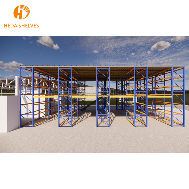 Industrial Platform Warehouse Storage Picking System Heavy Duty Pallet Mezzanine Rack Picking Mezzanine