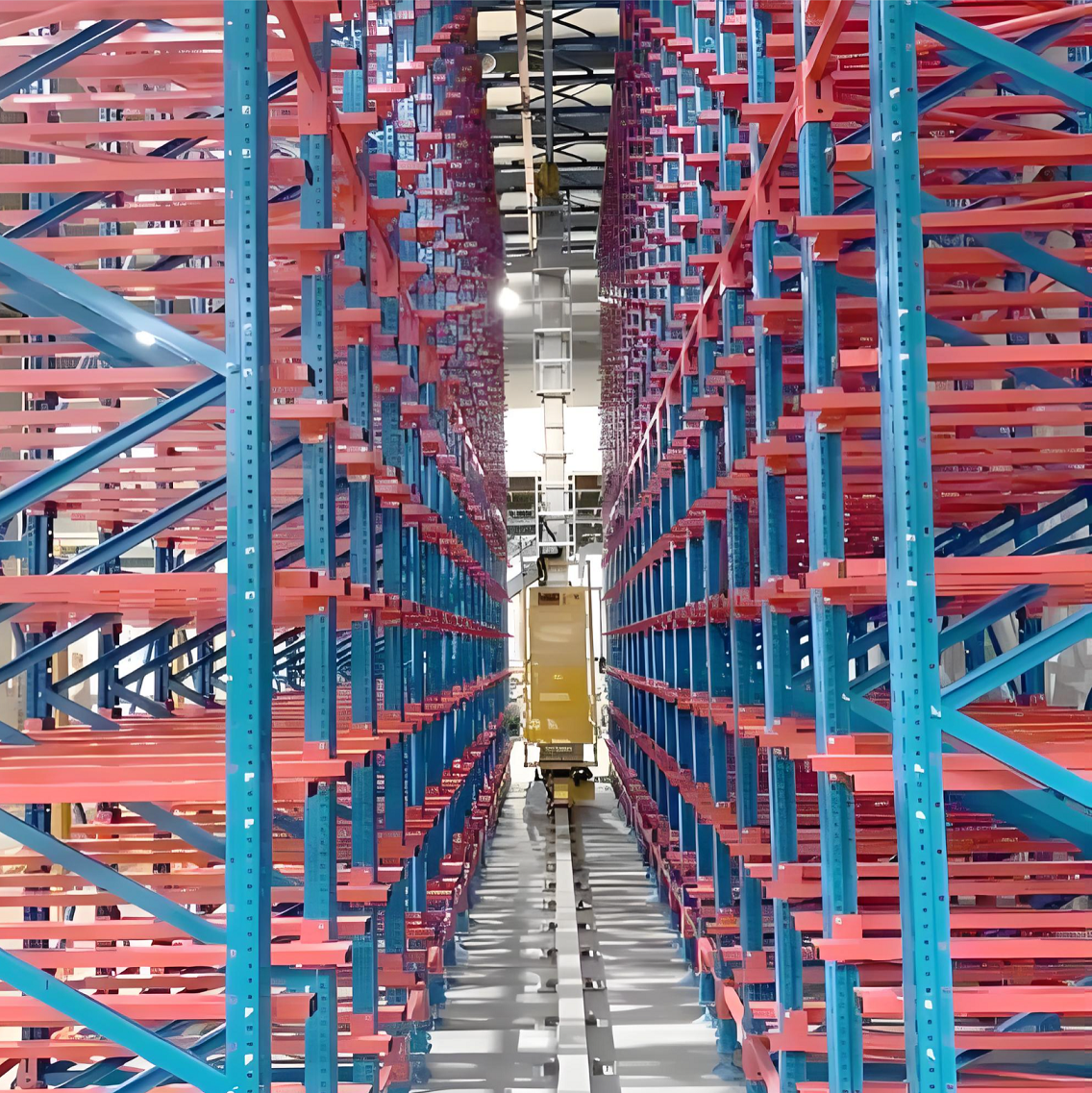 Automatic Double Deep Pallet Assembly and Racking Line for High-Capacity Warehouses