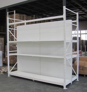 Integrated Hypermarket Display Shelving and Racking to Fit Heavy Duty Products in Shopping Mall Modular System