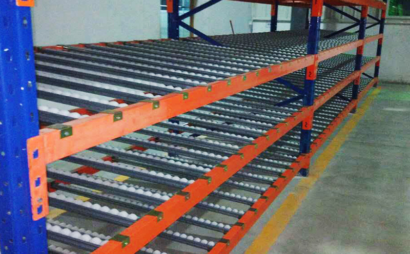 Carton Flow Rack Sliding Roller Shelf System Slide Warehouse Rack