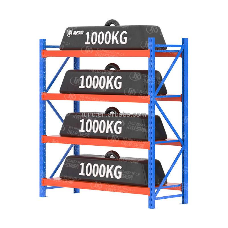 Factory's Heavy Duty 4-Layer Garage Stacking Rack Steel Frame 300kg Capacity Corrosion Protection