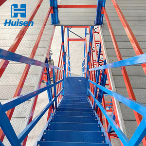 Industrial Office Durable Platforms Steel Mezzanine Shelving and Adjustable Metal Pallet Racking for Warehouse Storage