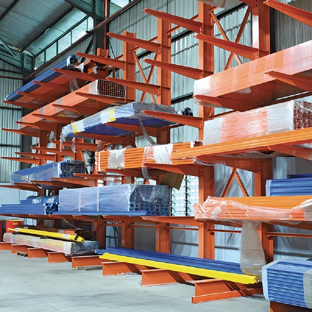 High Quality Heavy Duty Steel Cantilever Salvage Racking Vehicle Storage for Cars Stackable Rack