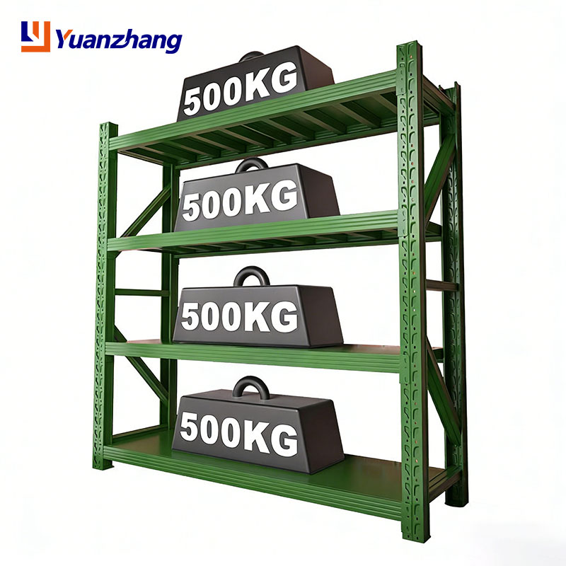 Boltless Adjustable Heavy Duty Load-Bearing 300kg/Layer Steel Racks Warehouse Industrial Stack Storage Racking Shelving System
