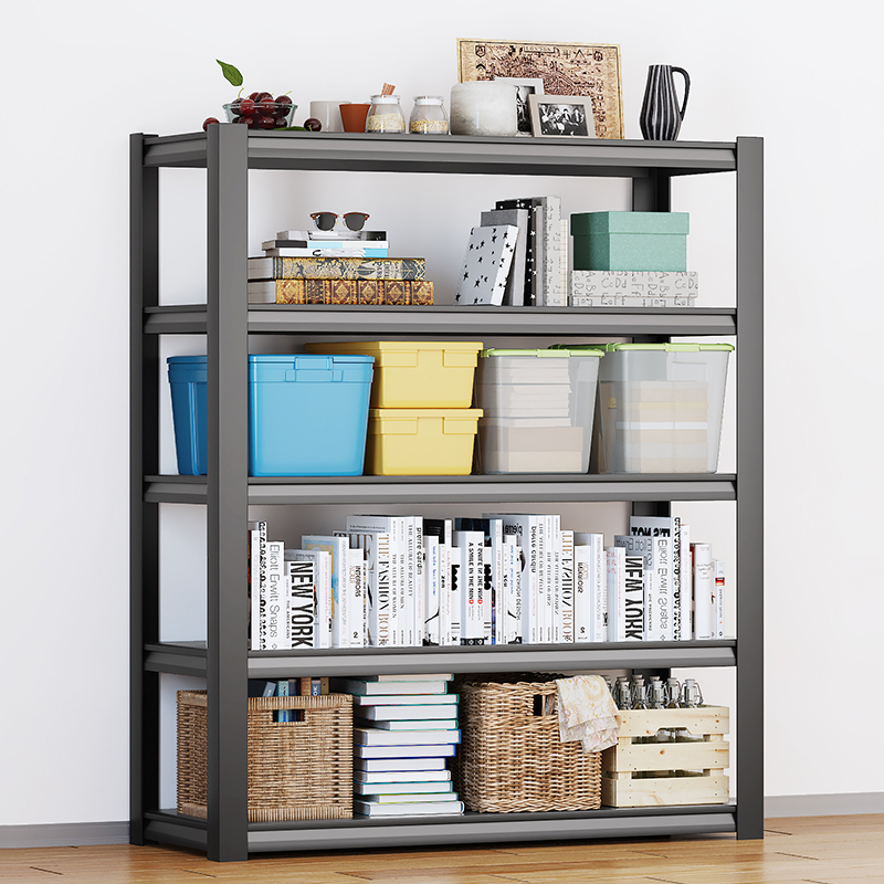 Standardized 5 Layer Steel Corrosion Protection Warehouse Shelving Unit 100kg Loading Boltless Powder Coated Storage System