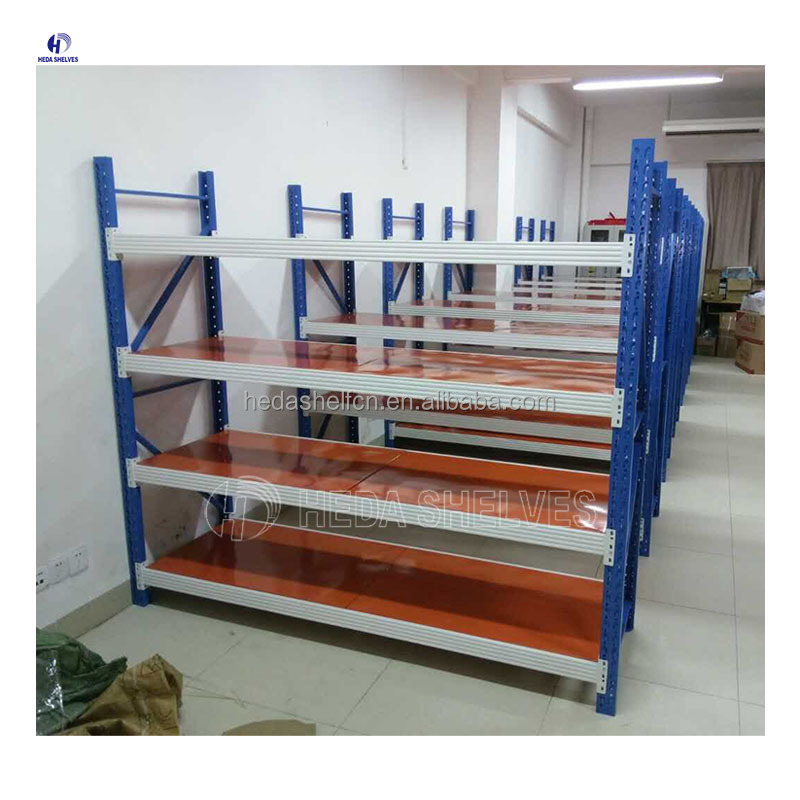 Factory Storage Shelves Garage 4 Layer Long Span Rack System Shelving Medium Duty Longspan Shelving