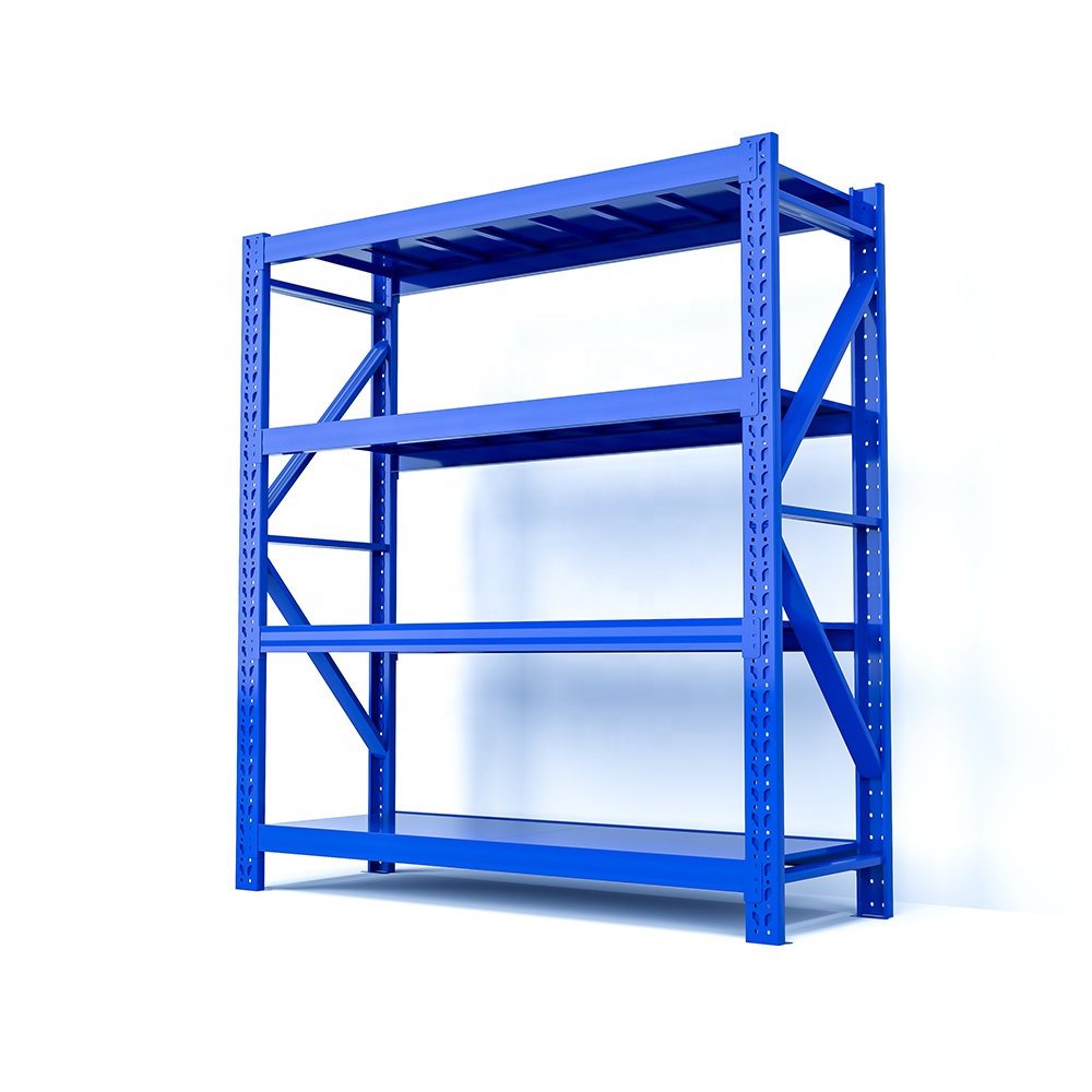 China Manufacturer Metal Shelving Rack Modular Multi-Tier Easy Installation Light Duty Storage for Garage Warehouse