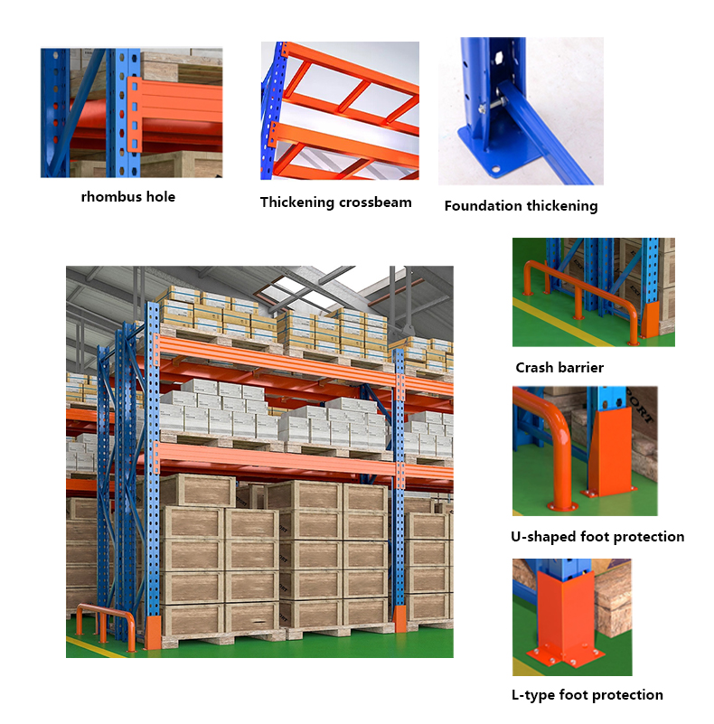 Pallet Racking Shelves &amp; Racks Heavy Duty Metal Pallet Storage Racking 1000kg for Garage Warehouse