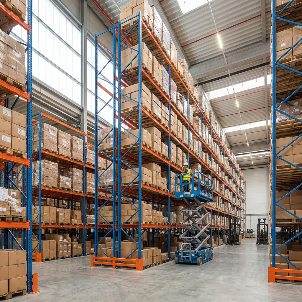 High Density Pallet Storage Rack System Heavy Duty Warehouse Racking Equipment