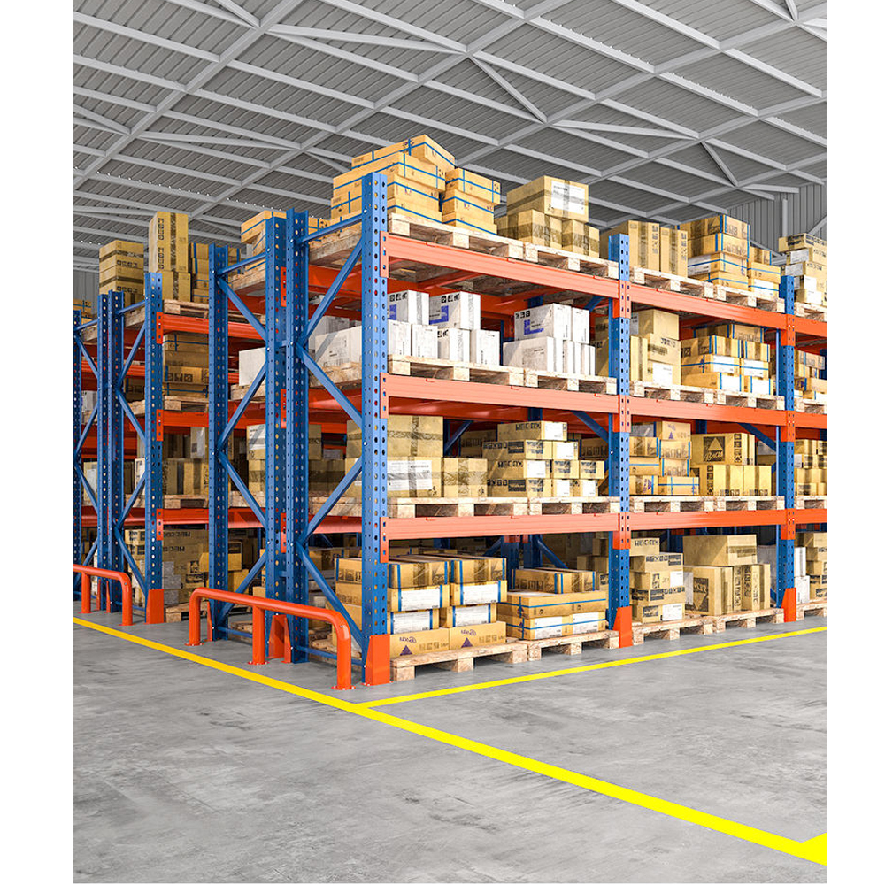 3 Layer Heavy-Duty Metal Storage Rack Steel Pallet Rack Wholesale for Warehouses Iron Storage Solution
