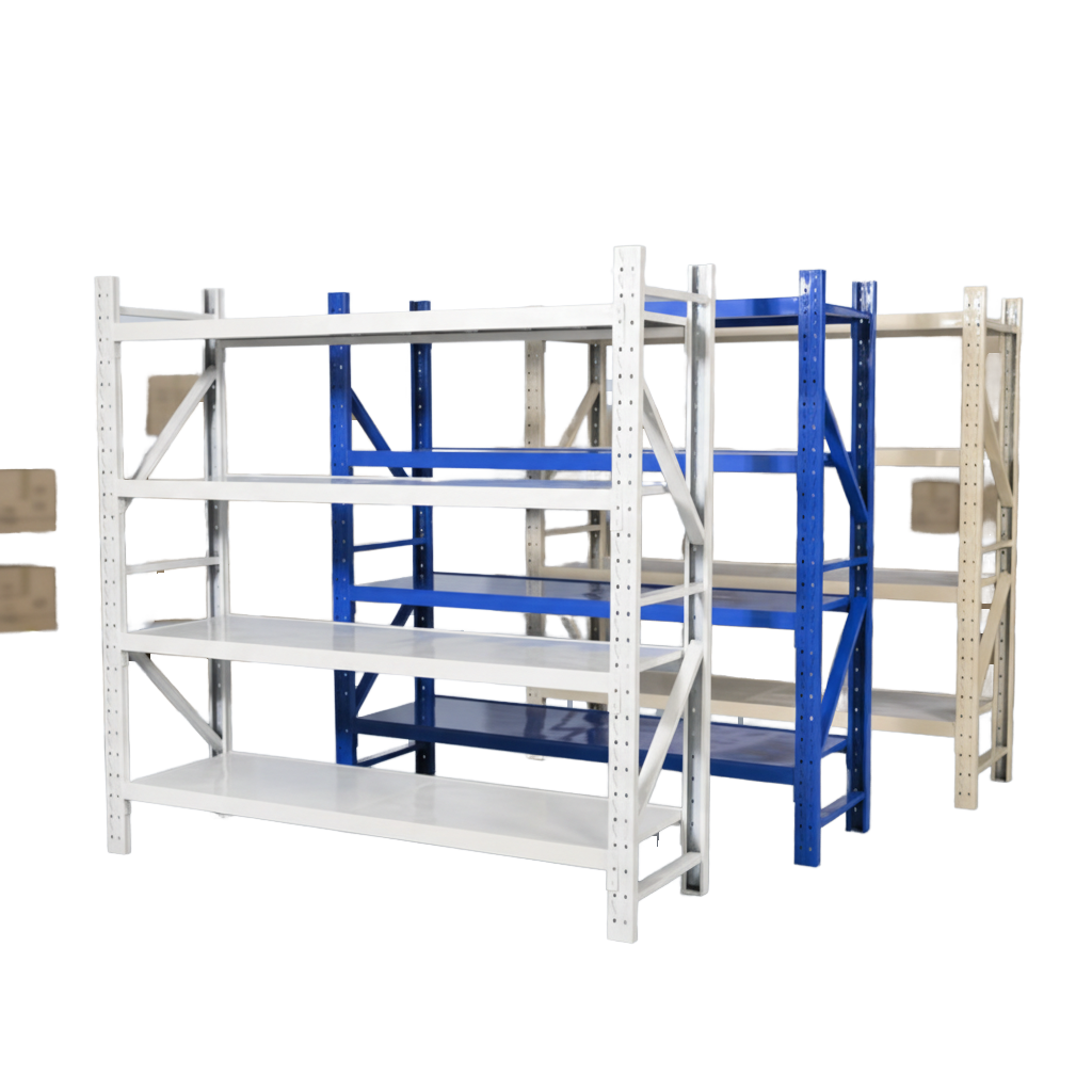 High Duty Steel 5 Adjustable Shelving Unit Slotted Angle Rack Anti-Rust Corrosion Protected Home Storage Garage Workshop
