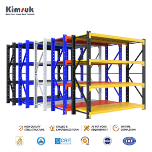 Boltless Adjustable Heavy Duty Load-Bearing 500kg/Layer Steel Racks Warehouse Industrial Stack Storage Racking Shelving System
