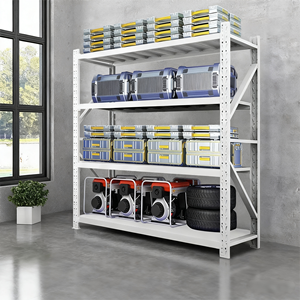 Metal Stacking Shelves 300kg 500kg Warehouse Storage Racks