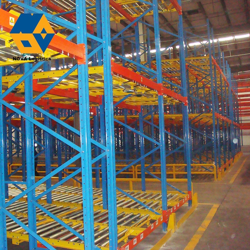 NOVA Warehouse Storage Steel Gravity Flow Rack, Heavy Duty Gravity Pallet Racking/