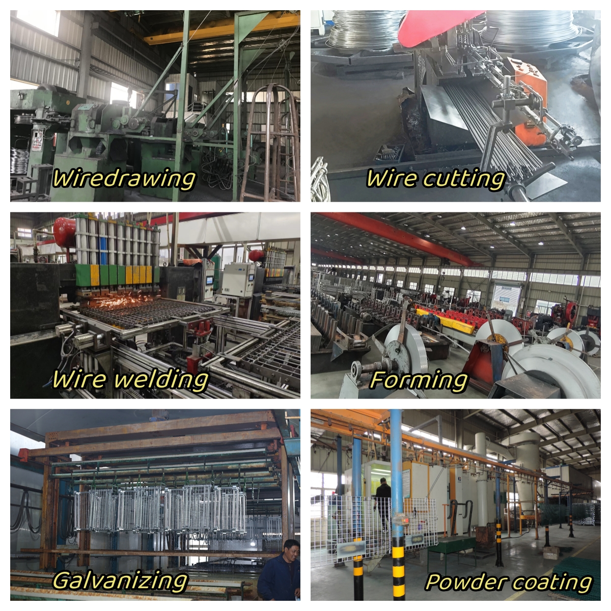 Galvanized Coated Wire Mesh Stacking Pallet Warehouse Foldable Wire Container