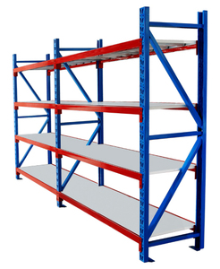 Modular Industrial Grade Steel 5-Layer Adjustable Powder Coated Storage Rack for Factory