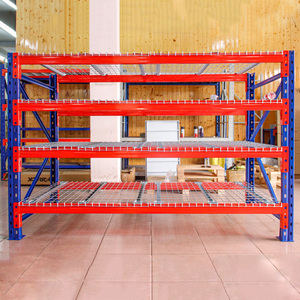 HY Garage Storage Factory Steel Warehouse Metal Van Rack System Heavy Duty Shelving Single Deep Industrial Pallet Rack Shelving