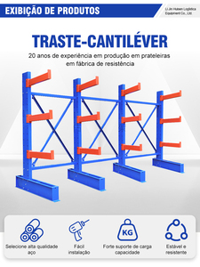 Single Sided Ibeem PVC Pipe Storage Cantilever Rack