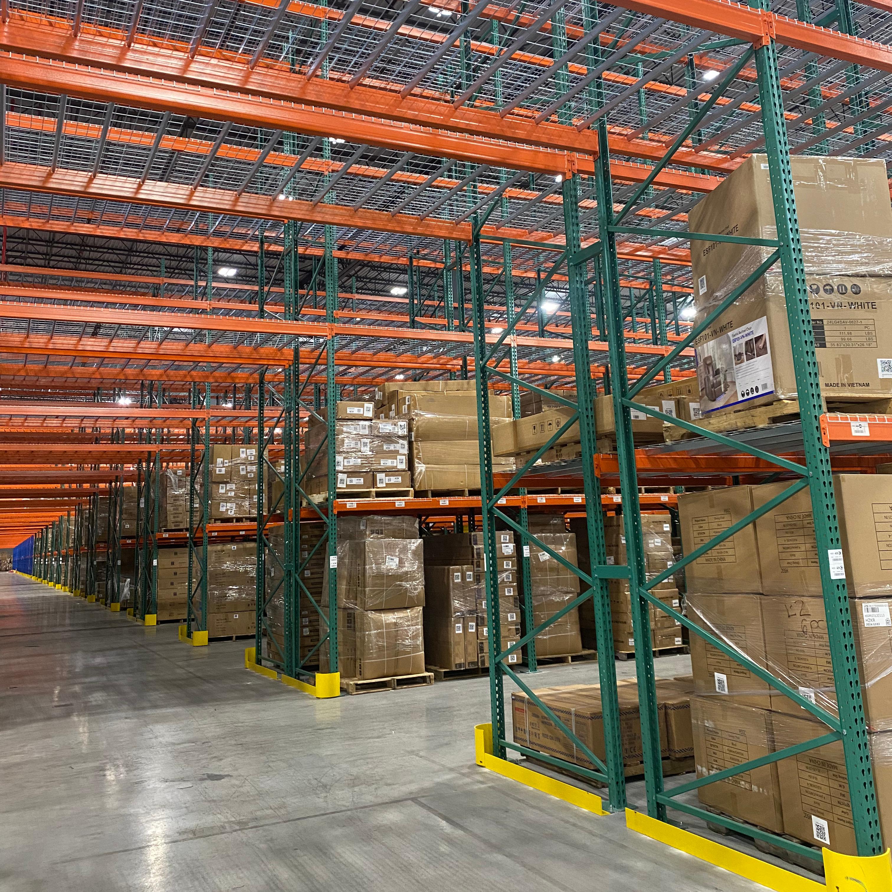 Jracking US Inventory Warehouse Stacking Shelves Racks Heavy Duty Teardrop Pallet Racking System for Logistics Hub