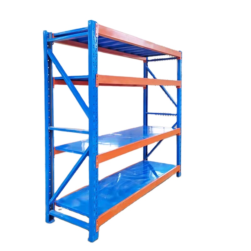 Industrial Long Span Warehouse Racks Steel Rack Adjustable Metal Storage Shelving