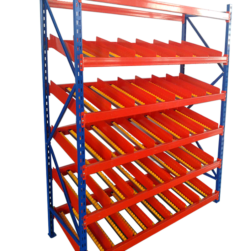 Warehouse Gravity Storage Racking Metal Live Rack Gravity Pallet Flow Rack Cooler Gravity Shelving and Racks